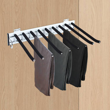 Slide out wardrobe online rail